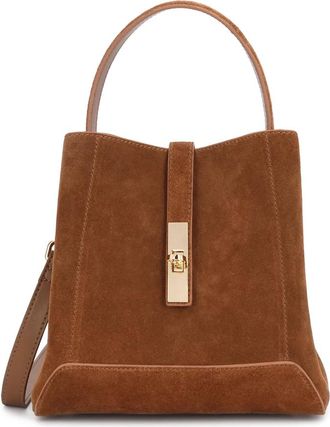 Kazar Laurie S - Dames - Handtassen - Bruin - ONE Size - Su&egrave;de - Tassen