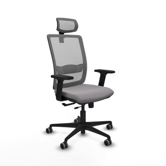 Piqueras y Crespo Silla De Oficina Piqueras Y Crespo Haches Negro Brazos Ajustables