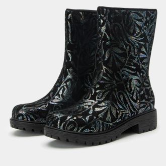 Alegria Chalet Boot Womens Marvelo Sherpa Lined Ankle Bootie Hawk2909