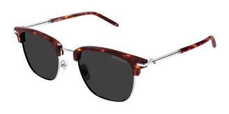 Montblanc MB0242S Asian Fit 010 Mens Sunglasses Tortoiseshell Size 55
