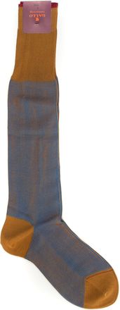 Gallo Calzino a costa Beige-blu Gallo Uomo
