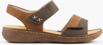 Rieker V2860-24 Womens Sandals Brown - Size UK 7.5