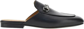 Gucci Leather Princetown sabot with Horsebit Woman 38