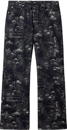 Off-white Fresco Jacquard jeans - men - Cotton/Polyester/Cotton - 32 - Blue