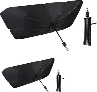 OEM Adecuado Para La Mayor&iacute;a De Los Coches Y Suv, Parasol Para Parabrisas, Coche, Suv Y Cami&oacute;n (2 Piezas En Total: 125 X 65 Cm + 138 X 78 Cm)