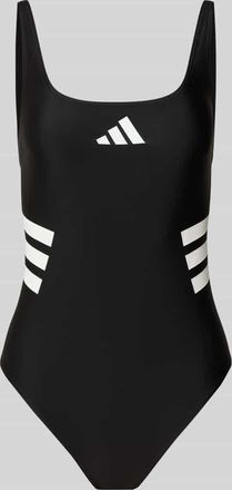 adidas Badeanzug mit Logo-Prints in Black, Größe 34