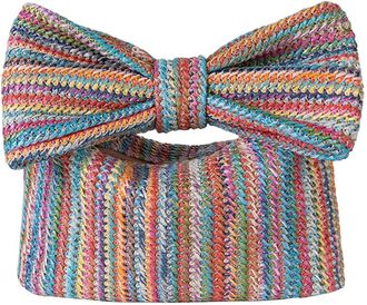 Generic Women Crochet Beach Handbag Zipper Closure with Straw Summer Handbag Versatile Female Party Wedding Bag (Multicolor)