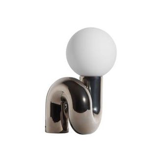 PETITE FRITURE Table lamp Neotenic - Silver - Glazed ceramic - Designer Jumbo