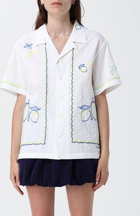 Dunst Camicia casual i cotone con ricami