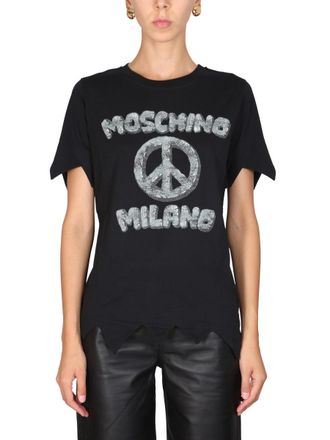 Moschino Flinstones Druckthemd drucken