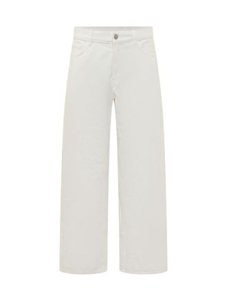 Palm Angels Off White Straight Jeans