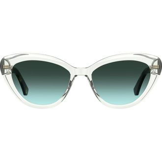 Kate Spade New York marlahs 53mm gradient cat eye sunglasses in Green at Nordstrom Rack