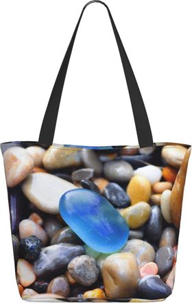 AOOEDM Cobblestones Ladies Shopping Bag 13x11x7in.The Perfect ValentineS Day Gift.It Is The Best ValentineS Day Gift For Mom, Daughter, Wife,Etc
