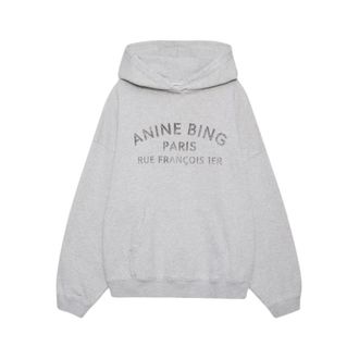 Anine Bing Harvey Sweatshirt - Dames - Hoodies - Grijs - XS - Hoodies & sweatvesten