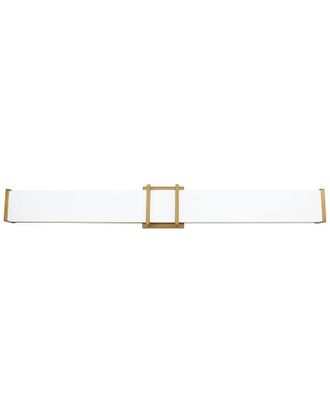 Eglo Eglo Tomero 1 Light Led Bath/Vanity Light With Brushed Gold Finish & White Acrylic Shade