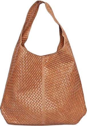 Luisa Vannini Brown Rundleer Tas