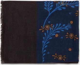 19 Andrea's 47 Gebl&uuml;mter Kaschmir-Jacquard-Schal Carma