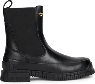 Love Moschino Stivaletti con Linguetta - - Shoes - Donna - Nero - 39 EU