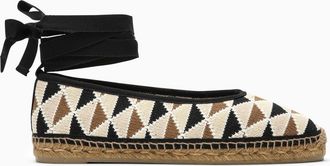Castaner Carina Low Espadrilles In Multicoloured Crochet