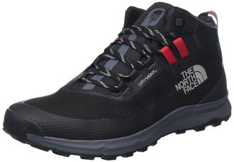 The North Face Mens Cragstone Mid Wp Sneaker, TNF Black Vanadis Grey, 7.5 UK