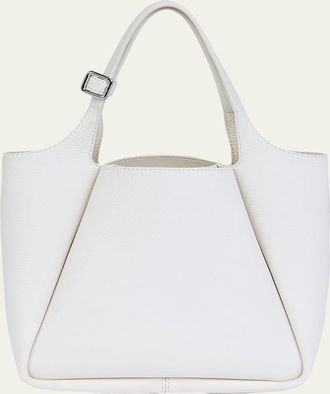 WE-AR4 The Trapeze Leather Crossbody Bucket Bag
