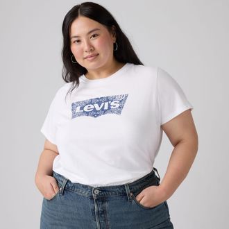Levi's Perfect Logo Tee (Plus Size) - Womens - 1X - White