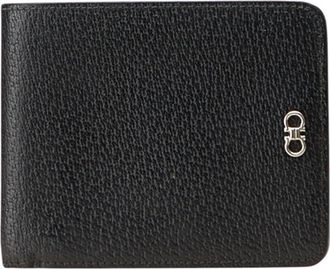 Ferragamo Gancini Leather Wallet (Bi-Fold) (Pre-Owned)