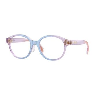 Versace Eyeglasses Round Full Rim, Transparent Frame And Clear Demo Lens Lens Vk3012148