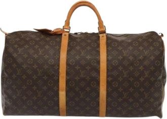 Louis Vuitton Pre-owned Weekend Bags, male, Brown, Size: ONE SIZE Pre-owned Keepall Bag
