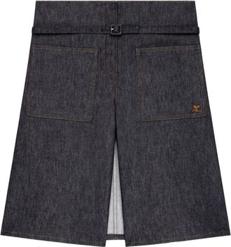 Courr&egrave;ges Womens Denim Shorts