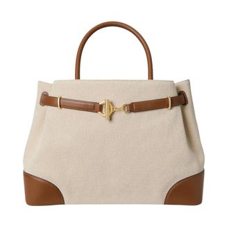 Ralph Lauren Handbags, female, Beige, Size: ONE SIZE Handbags