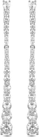 Luxenter 925 sterling zilveren oorbellen met briljante zirkonia rhodiumafwerking - Chetman
