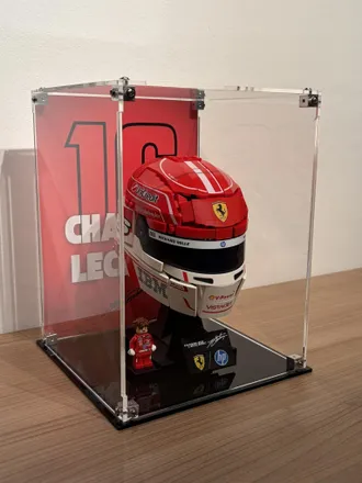 OEM Vitrina Para El Casco De Lego F1 De Charles Leclerc (43014)