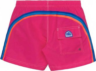 Sundek Mens Iconic Taffeta Swim Shorts In Hippie