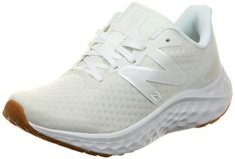 New Balance Womens Fresh Foam Arishi V4 Running Shoe, Raw Sugar/Gum, 9.5
