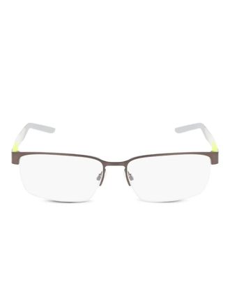 Nike half-rim rectangle glasses - Grey