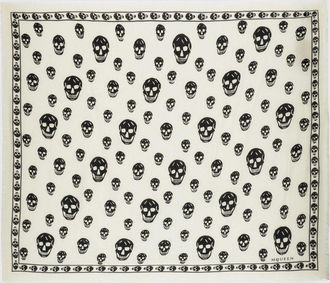 Alexander McQueen Sciarpa Skull McQueen in modal jacquard