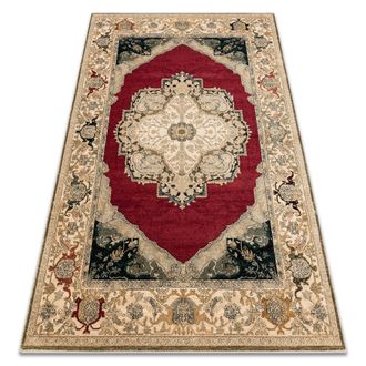 RugsX Rugsx - Alfombra De Lana Polonia Palazzo Velvet Roset&oacute;n Rojo Multicolour 170x235 Cm