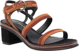 Ferragamo Two-Tone Leather Sandal