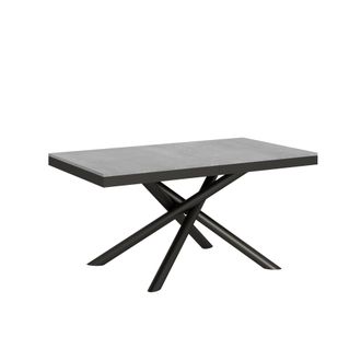 Itamoby Itamoby - Tavolo barletta Allungabile In Legno Per Sala Da Pranzo -allungabile Fino A 420 Cm / Cemento
