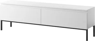 Selsey Selsey Bemmi Mueble Tv Con Pies Negros - 150 Cm - Blanco