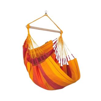ED&Egrave;N JARD&Iacute; Hamaca silla de exterior naranja 140x105 cm