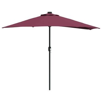 Berkfield Home Garden Parasol Bordeaux red Standard Fabric