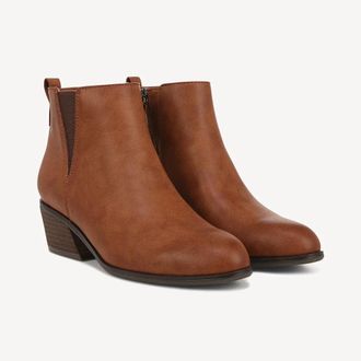 Dr. Scholls Womens Dr. Scholls Lacey Booties Honey Faux Leather Ankle Boots RHS7052