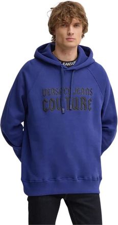 Versace Jeans Couture Uomo, Felpe, Blu, M, new