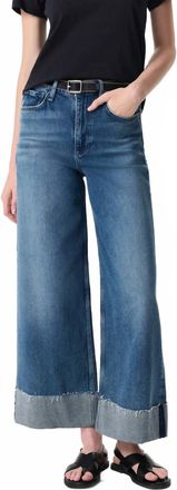 Rag & Bone Sophie Ankle Wide Leg Jeans In Atlantic