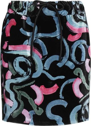 Emporio Armani Gonna con stampa - Nero