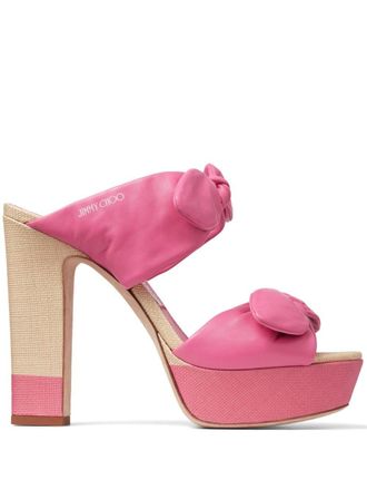 Jimmy Choo London Mules Rua 120mm - Rosa