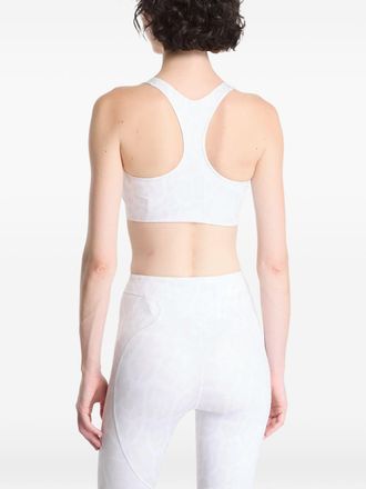 adidas by Stella McCartney Logo-Print Racerback Tank Top - White