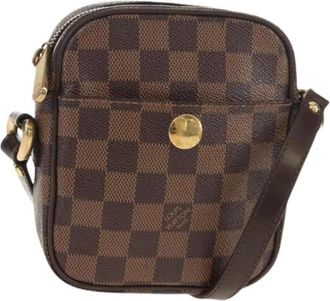 Louis Vuitton Pre-owned Canvas Cross Body Tas - Dames - Vintage Schoudertas - Bruin - ONE Size - Vintage
